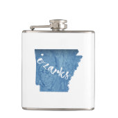 Ozarks, Arkansas Wood Grain Heupfles (Voorkant)