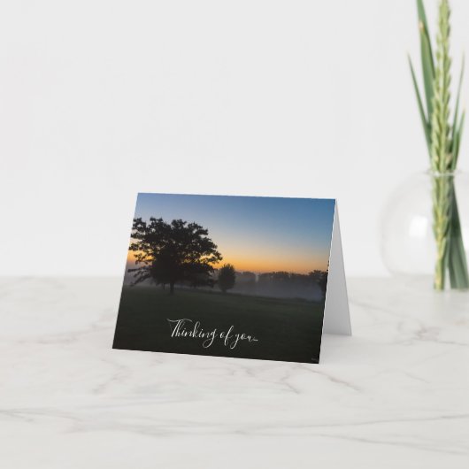 Ozarks August Dawn denking You Card Kaart (Voorkant)