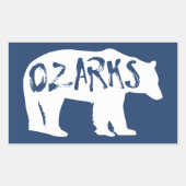 Ozarks Beer Rechthoekige Sticker (Voorkant)