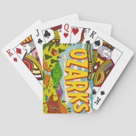 Ozarks-begroetingskaarten Pokerkaarten