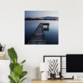 Ozarks Lake en Boat dock Poster (Thuiskantoor)