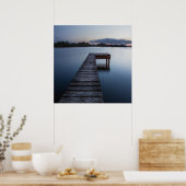 Ozarks Lake en Boat dock Poster (Keuken)