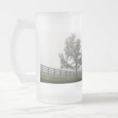 Ozarks Land Fog Frosted Glass Beer Mok (Links)