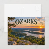 Ozarks Missouri Briefkaart (Voorkant / Achterkant)