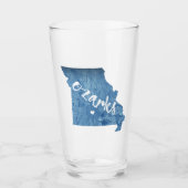 Ozarks, Missouri Wood Grain Glas (Voorkant)