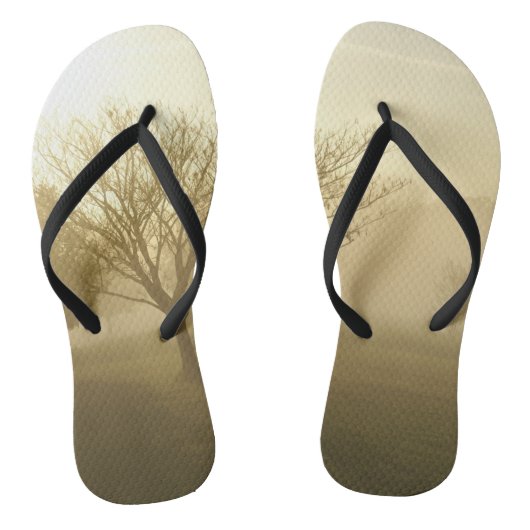 Ozarks Misty Golden Morning Sunrise Teenslippers (Voetbed)