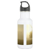 Ozarks Misty Golden Morning Sunrise Water Bottle Waterfles (Achterkant)