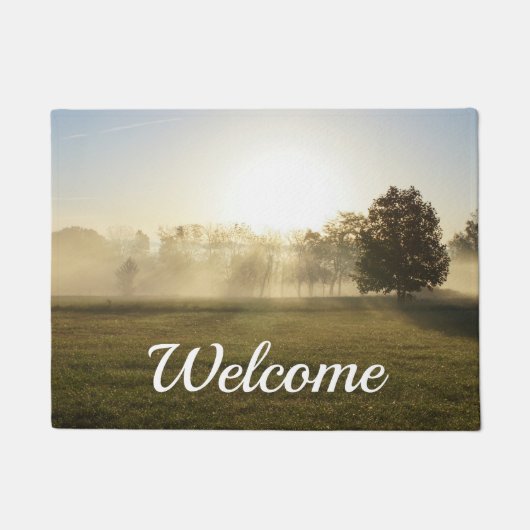 Ozarks Morning Fog Welcome Doormat Deurmat (Voorkant)