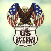 Ozarks Spyder Ryders Chapter - Decal Adelaarslogo (Vel 3)