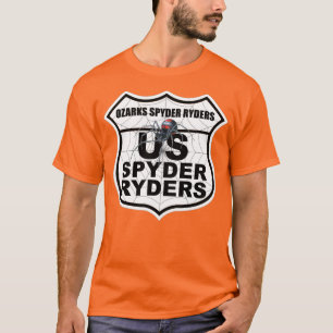 Ozarks Spyder Ryders Chapter - Logo Veiligheids Gr T-shirt
