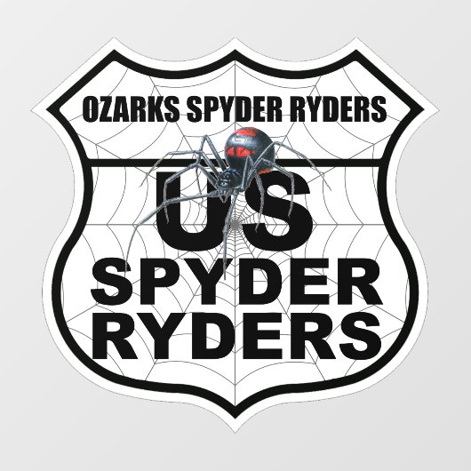 Ozarks Spyder Ryders Hoofdstuk - Decal Hoofdstuk L (Vel)