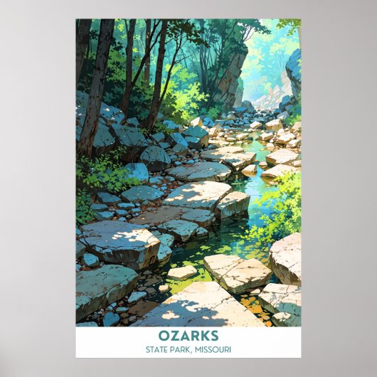 Ozarks State Park, Missouri Poster (Voorkant)
