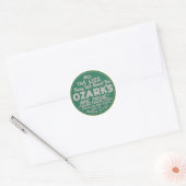 Ozarks Vintage Reisbagage Label (Envelop)
