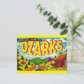 OZARKS Vintage Travel Briefkaart (Staand voorkant)