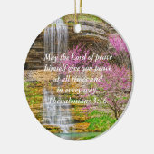 Ozarks Waterfall Spring Bluff Keramisch Ornament (Links)