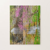 Ozarks Waterfall Spring Bluff Legpuzzel (Verticaal)