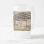 Ozarks Waterfall under Bridge Matglas Bierpul (Voorkant rechts)