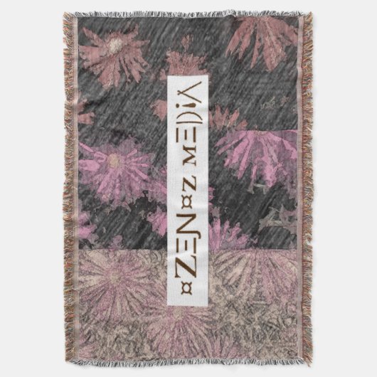 Ozenoz Media Floral Logo Deken (Voorkant Verticaal)