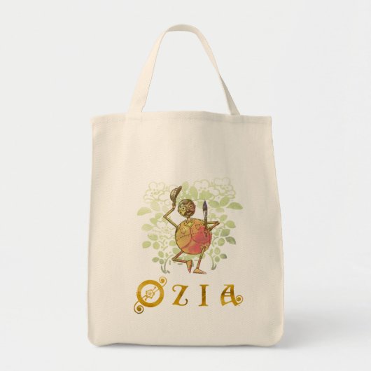 Ozia Tik-Tok Organic Bag Tote Bag (Voorkant)