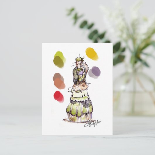 oziaans briefkaart (Staand voorkant)