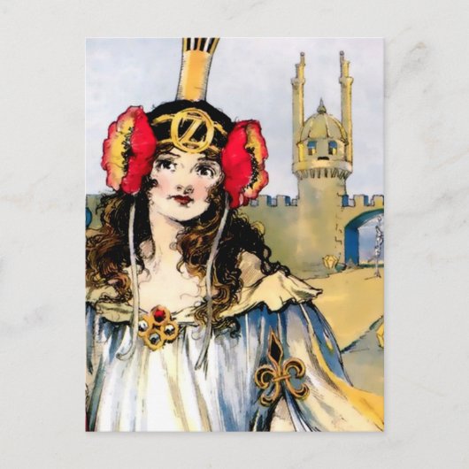 "Ozma of Oz" van John R Neill Briefkaart (Voorkant)