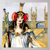 "Ozma of Oz" van John R Neill Poster (Voorkant)