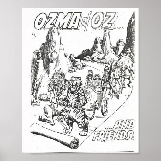 Ozma van Oz en vrienden Poster (Voorkant)