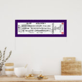 Ozmo Piedmont Transmission Scroll Poster (Keuken)