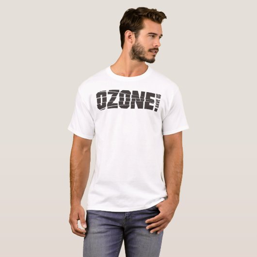 Ozon redt ons! (Licht) T-shirt (Voorkant volledig)