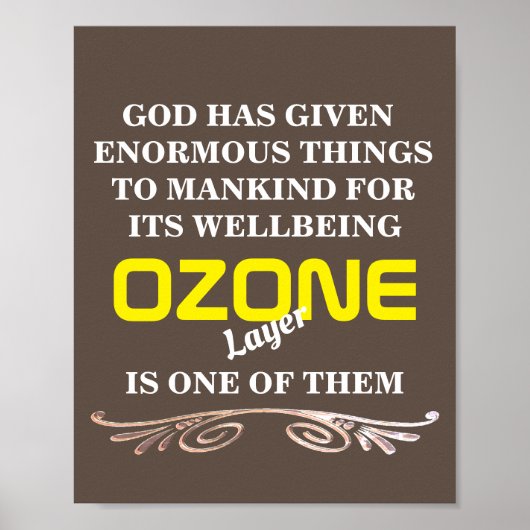 OZONE-Poster Poster (Voorkant)