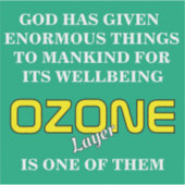 OZONE Poster Sticker (Voorkant)