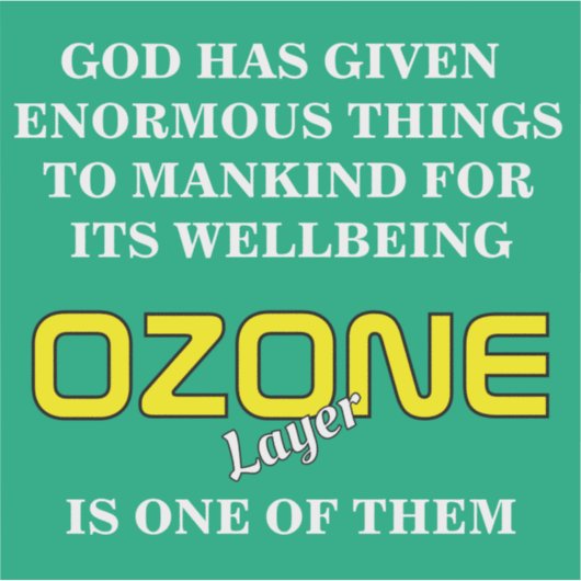 OZONE Poster Sticker (Voorkant)