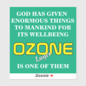 OZONE Poster Sticker (Vel)