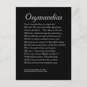 Ozymandias Briefkaart