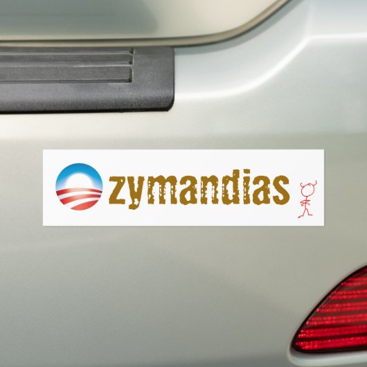 Ozymandias Bumpersticker (Op auto)