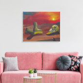 Ozymandias Canvas Afdruk (Insitu (Woonkamer))