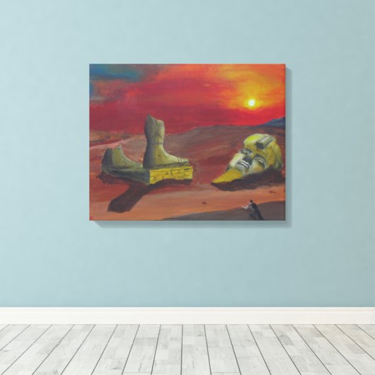 Ozymandias Canvas Afdruk (Insitu (Houten vloer))