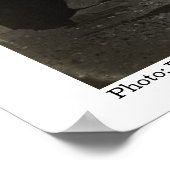 Ozymandias en Gevallen Standbeeld in het Ramesseum Poster (Hoek)