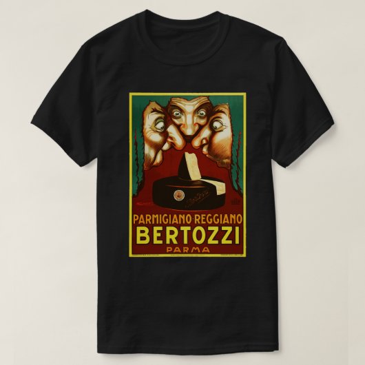 Ozzi Parmigiano Reggiano Cheese  Italiaans ADV T-shirt (Design voorkant)