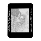 Ozzie & E14 Magnet Neem mijn gang naar huis Magneet (Verticaal)