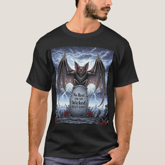 Ozzy Leeft “Geen Rust voor de Bozen" T-shirt (Voorkant)