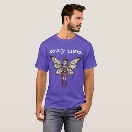 OZZY LIVES Fairies Wear Boots T-shirt (Voorkant volledig)