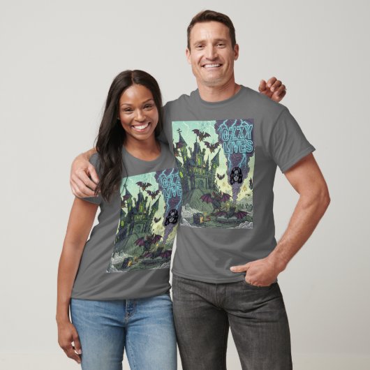 Ozzy Lives-Haunted House T-shirt (Unisex)