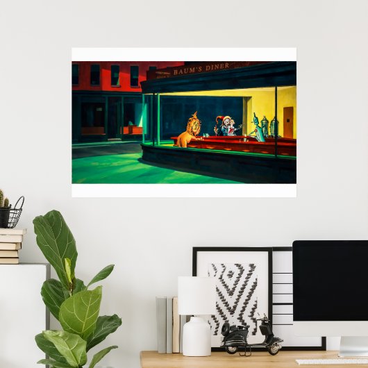 Ozzy Nighthawks: poster (Thuiskantoor)