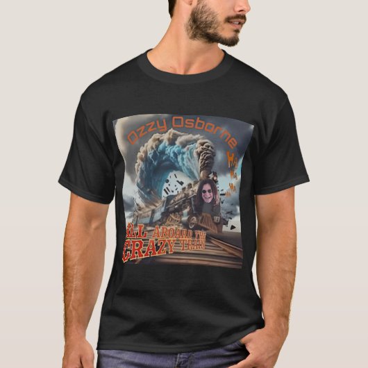 OZZY OSBOURNE CRAZY TRAIN T-SHIRT (Voorkant)