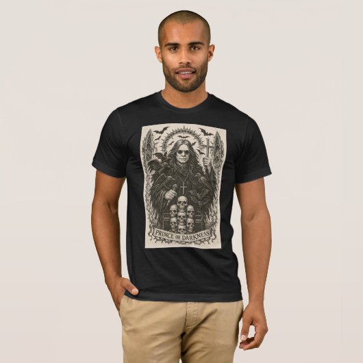 Ozzy prince of darkness  t-shirt (Voorkant volledig)