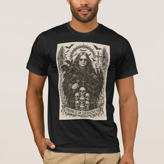 Ozzy prins van de duisternis t-shirt (Voorkant)