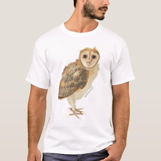 Ozzy the Barn Owl T-Shirt (Voorkant)