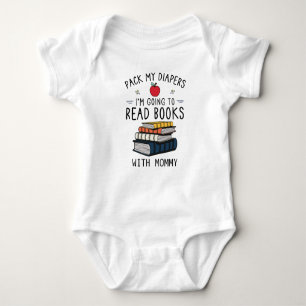 Pакт Mijn Luiers Ik Ga Boeken Lezen met Mama Romper