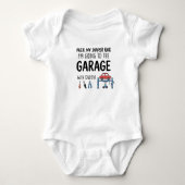 Pак mijn luiertas, ik ga naar de garage romper (Voorkant)